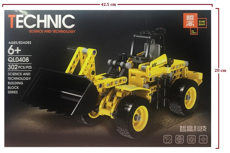 Ghép hình xe công trình TECHNIC QL0408 (36/T)