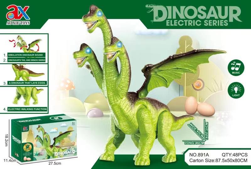 Khủng long 3 đầu đẻ trứng 891A (48/T)