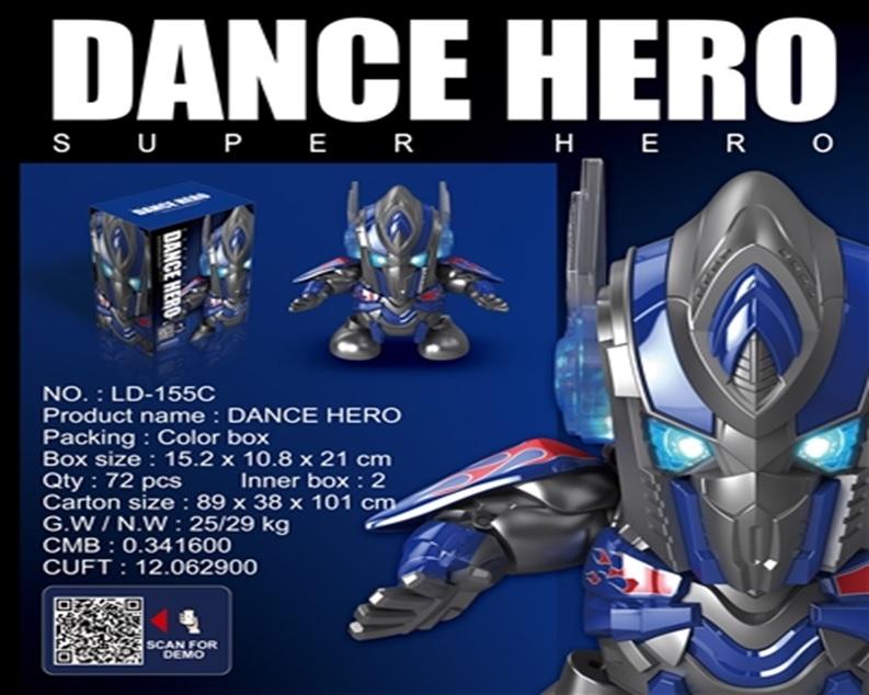 Robot Transformer nhảy múa LD-155C (72/T)