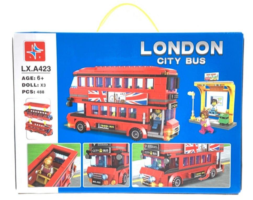 Bộ đồ chơi ghép hình xe BUS 2 tầng LX.A423 (18/T)