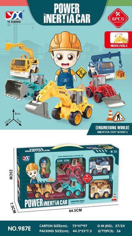 Đồ chơi mô hình xe công trình 987E (36/T)