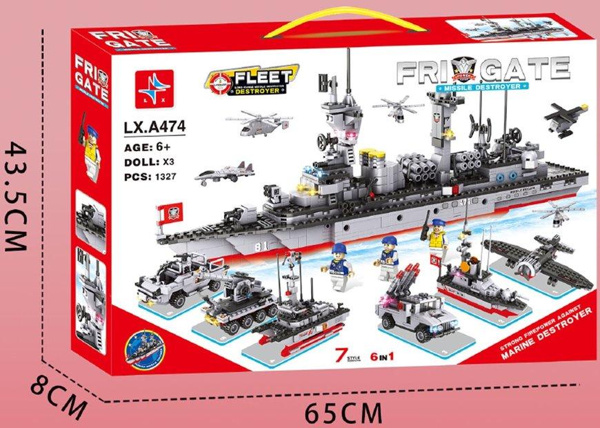Bộ ghép hình chiến hạm LX. A474 (10/T)