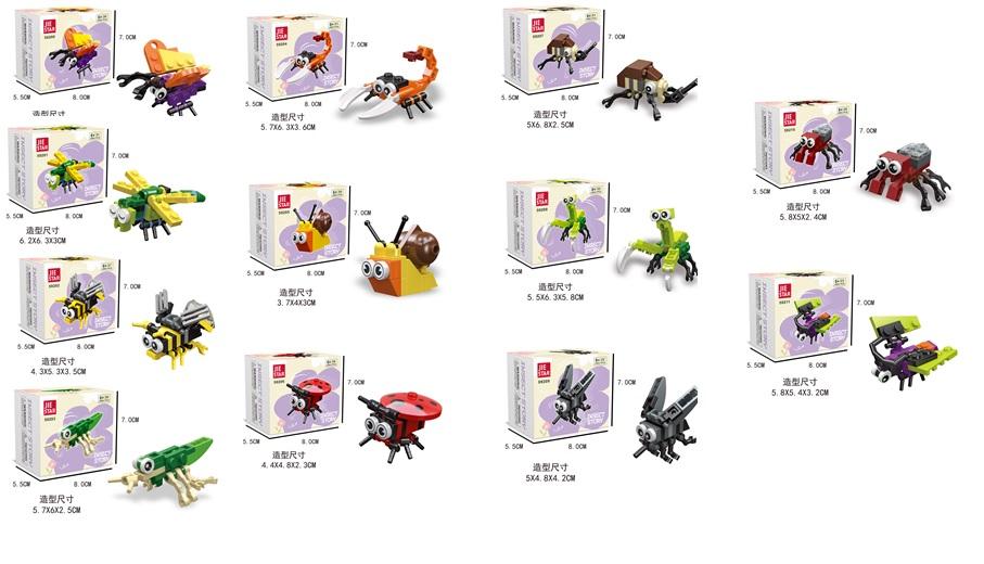 Bộ ghép hình 12 con vật INSECT STORY 59200-11