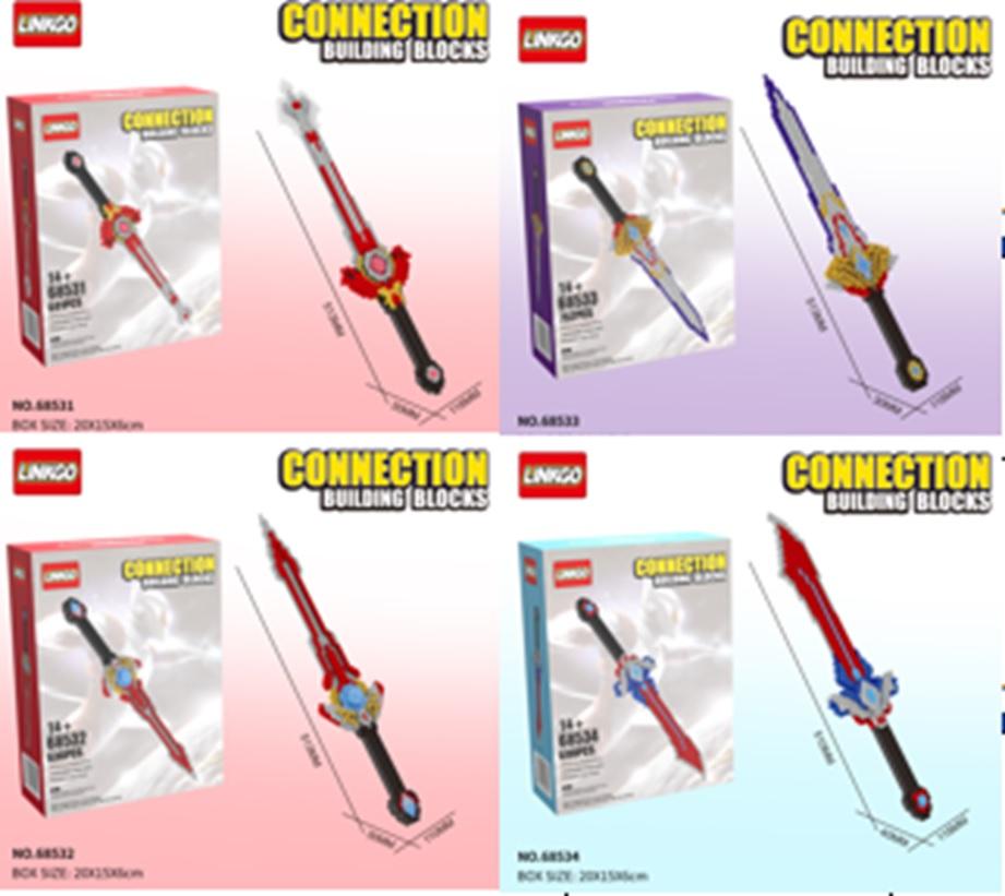 Bộp ghép hình phụ kiện siêu nhân 68531-34 (60/T)