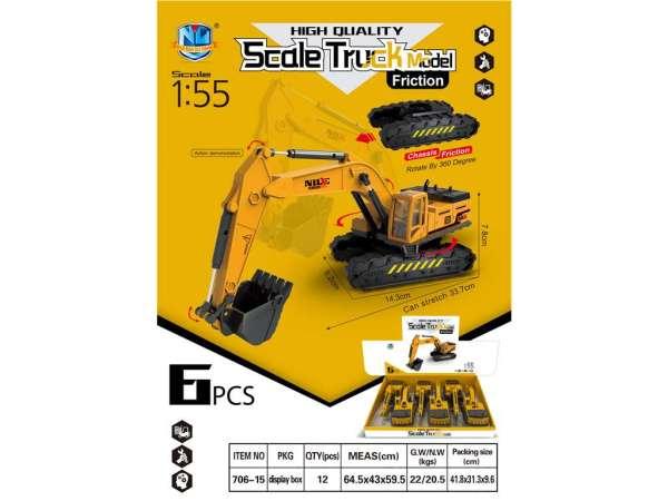 Hộp 6 xe cẩu 706-15 (12/T)