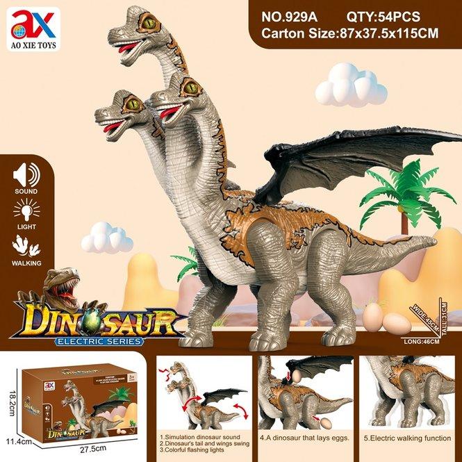 Khủng long 3 đầu chạy pin 929A (54/T)