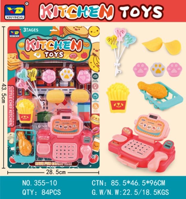 Vỉ đồ chơi nhà bếp 355-10 (84/T)