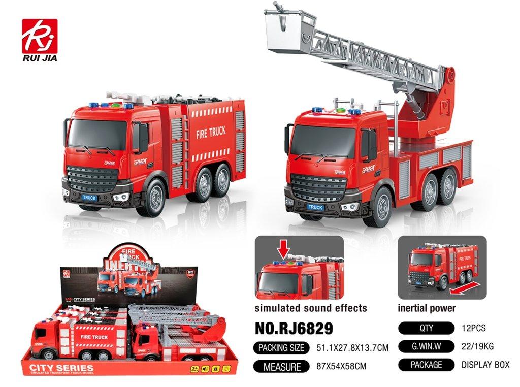 Hộp 6 xe cứu hỏa RJ6829 (12/T)