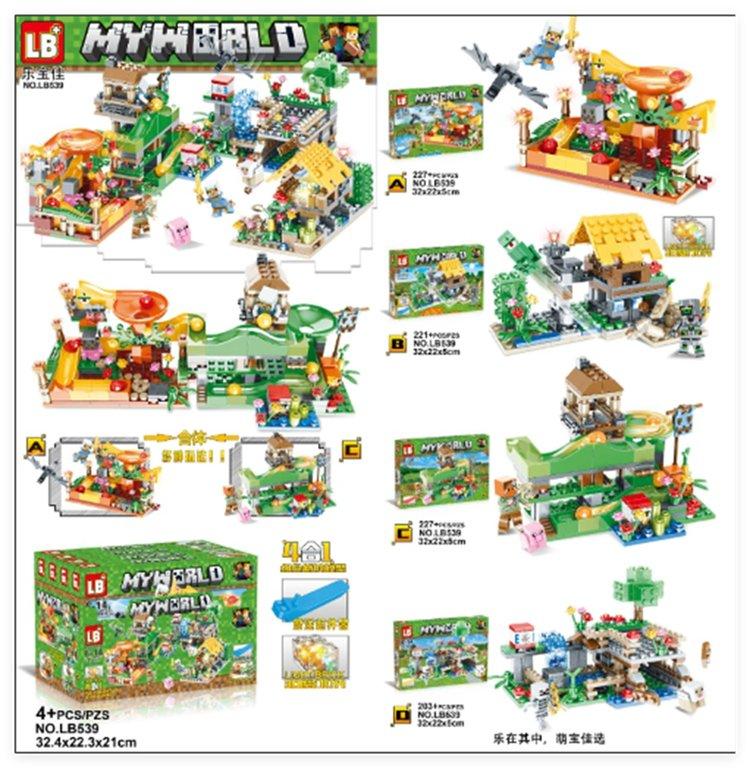 Đồ chơi ghép hình My World LB539 (4c/hộp)